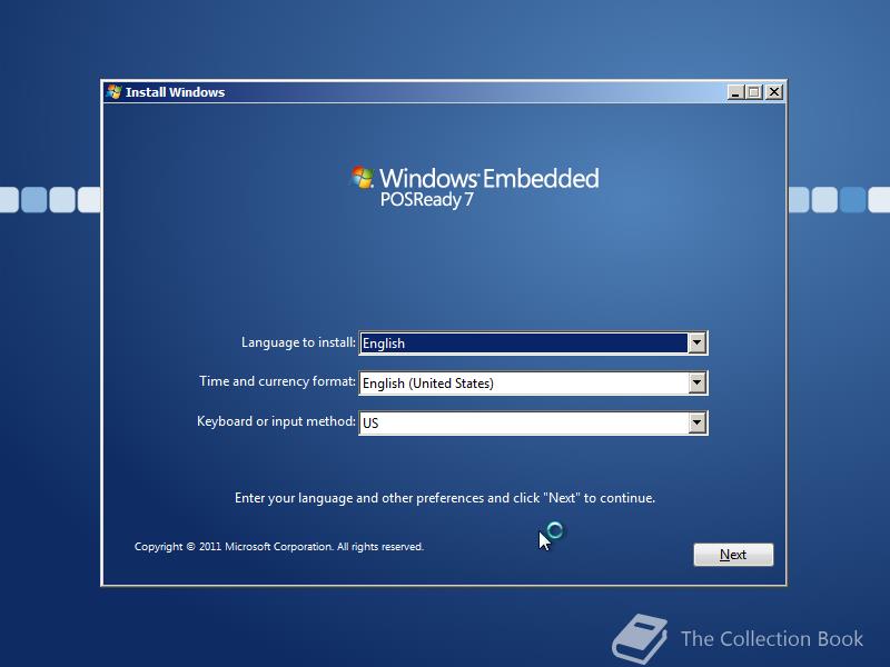 Microsoft Windows Embedded POSReady 7, 1.1.0242.0 - The Collection Book