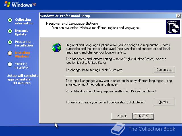 msert windows xp